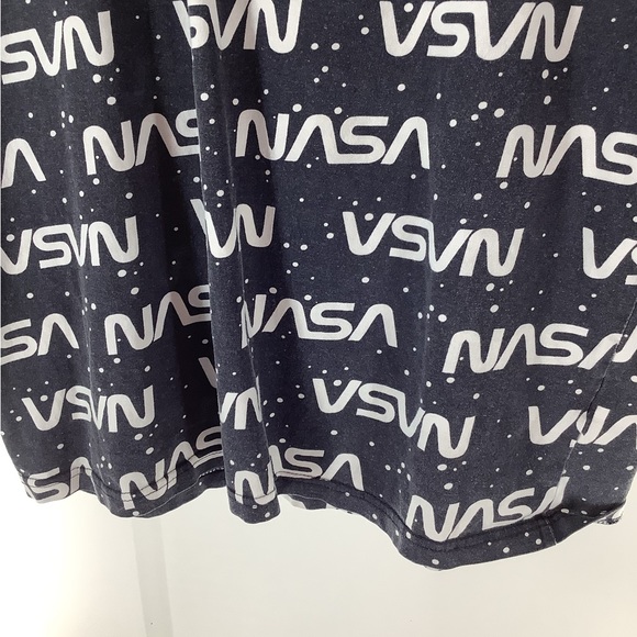 NASA T-Shirt Size American Dream Team Network Large Blue and white cotton - Picture 7 of 10